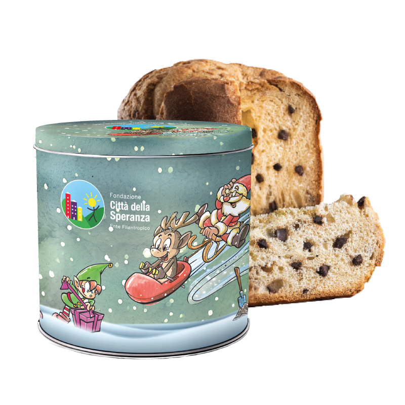 Panettone gocce di cioccolato